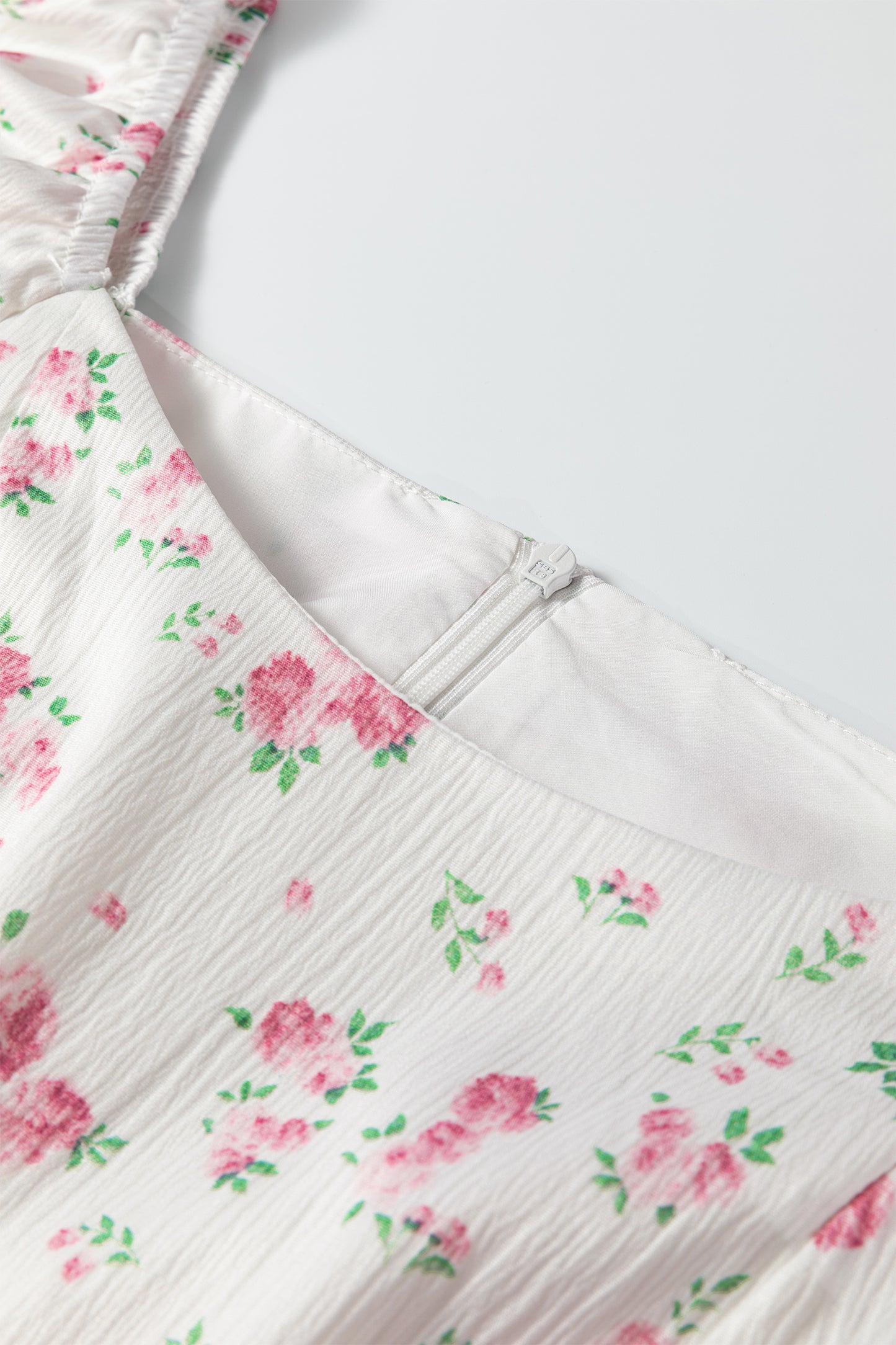 Pink Floral Babydoll Dress