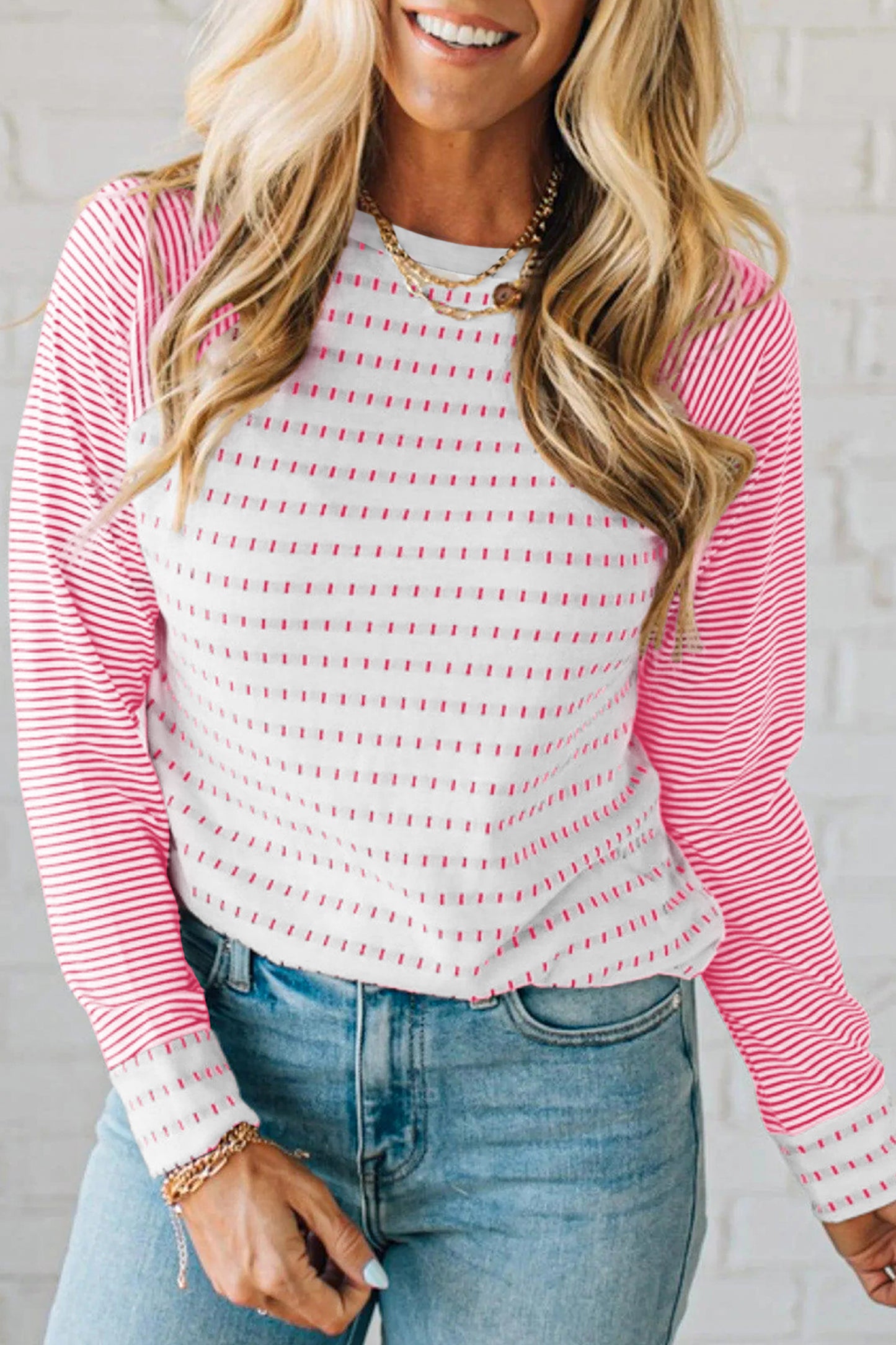Raglan Stripes Long Sleeve Tee