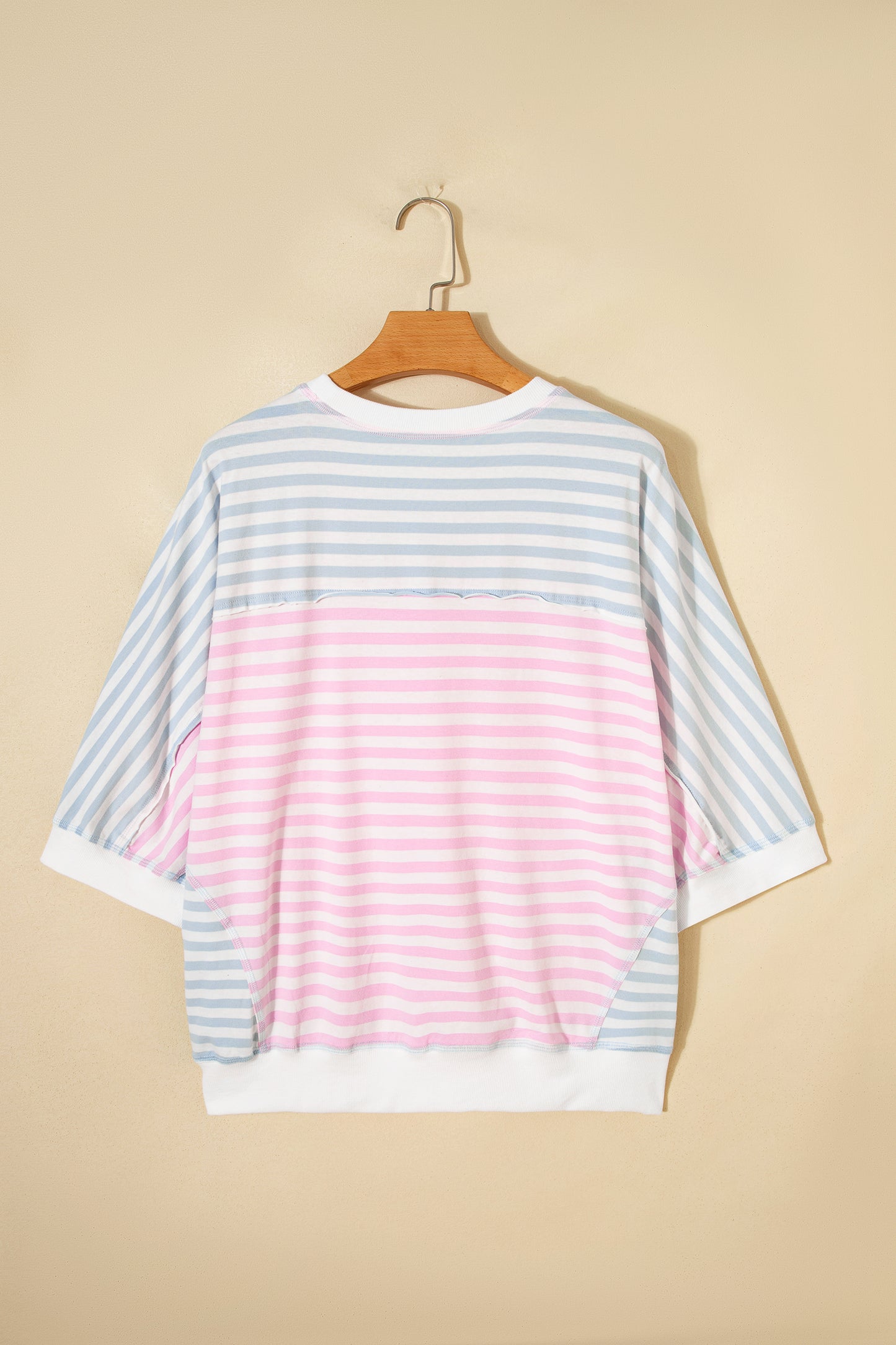 Candy Striped Oversize Tee