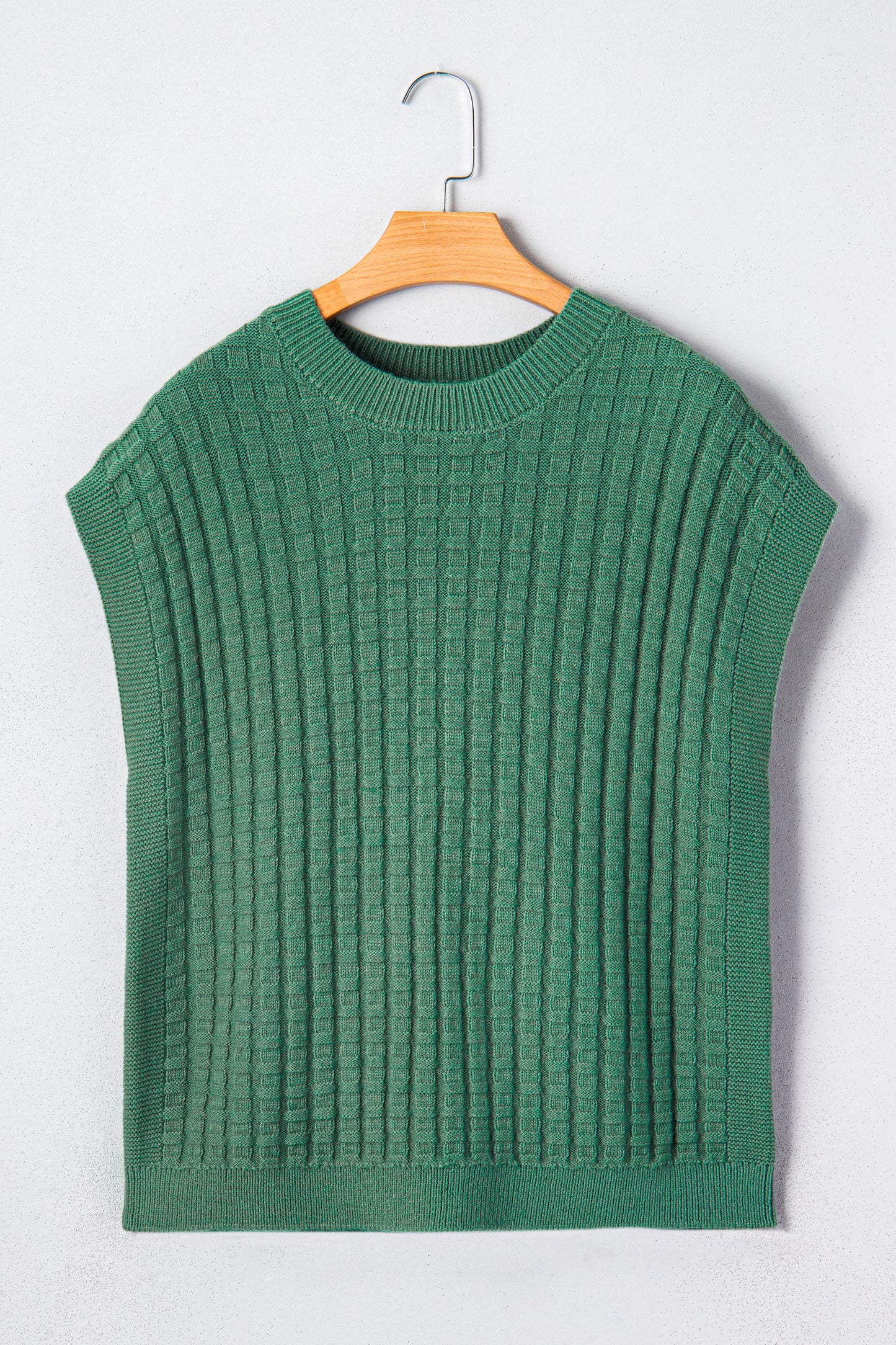 Mist Green Round Neck Sweater