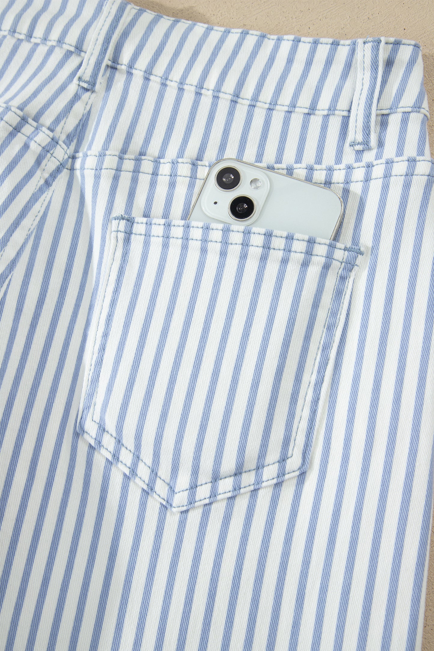 Stay Striped Barrel Jeans