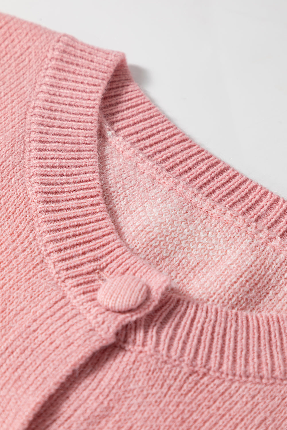 Blush Heart Pattern Cardigan