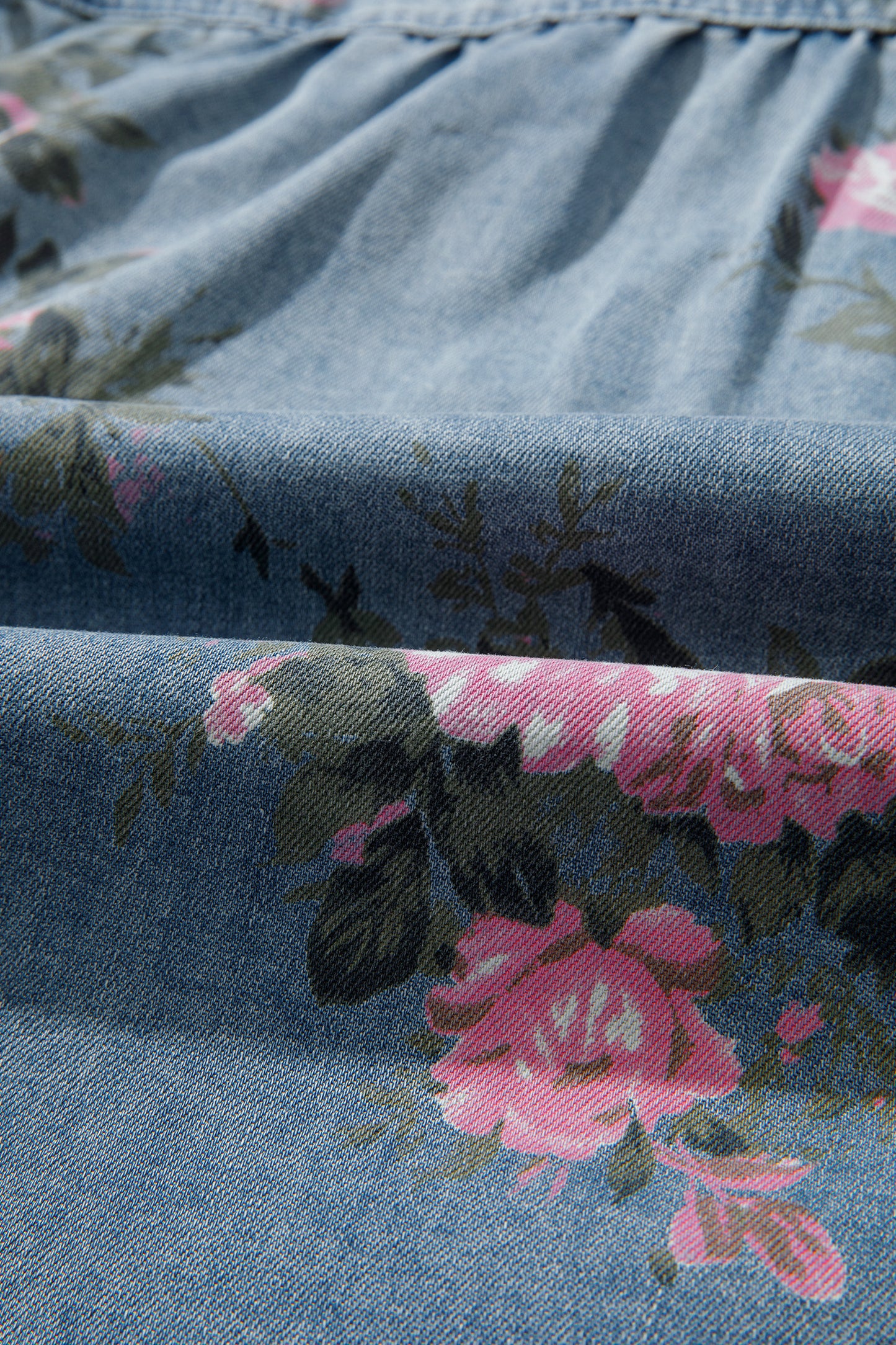 Vera Floral Denim Shirt