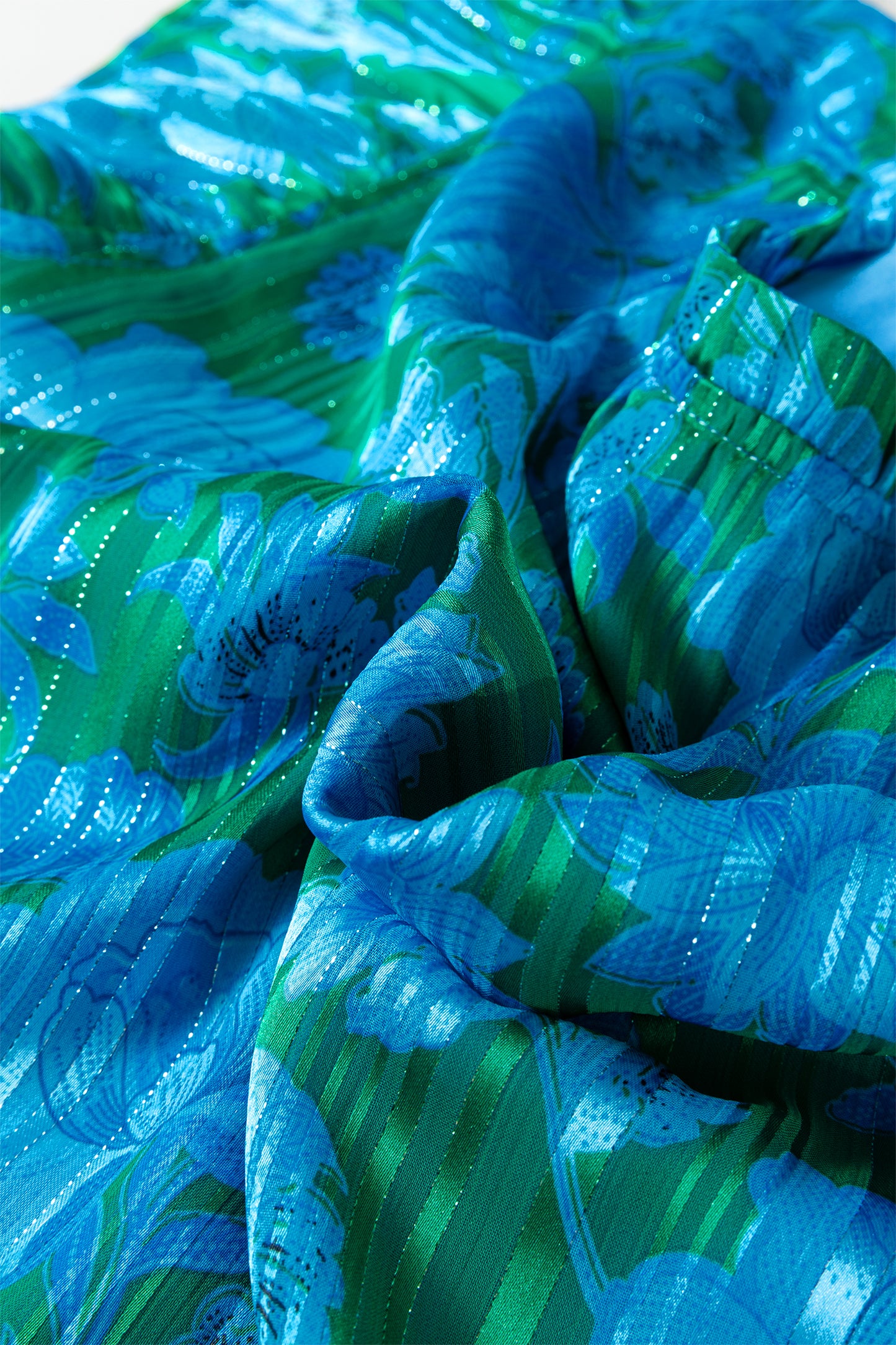 Floral Ruffled Sleeve Blouse